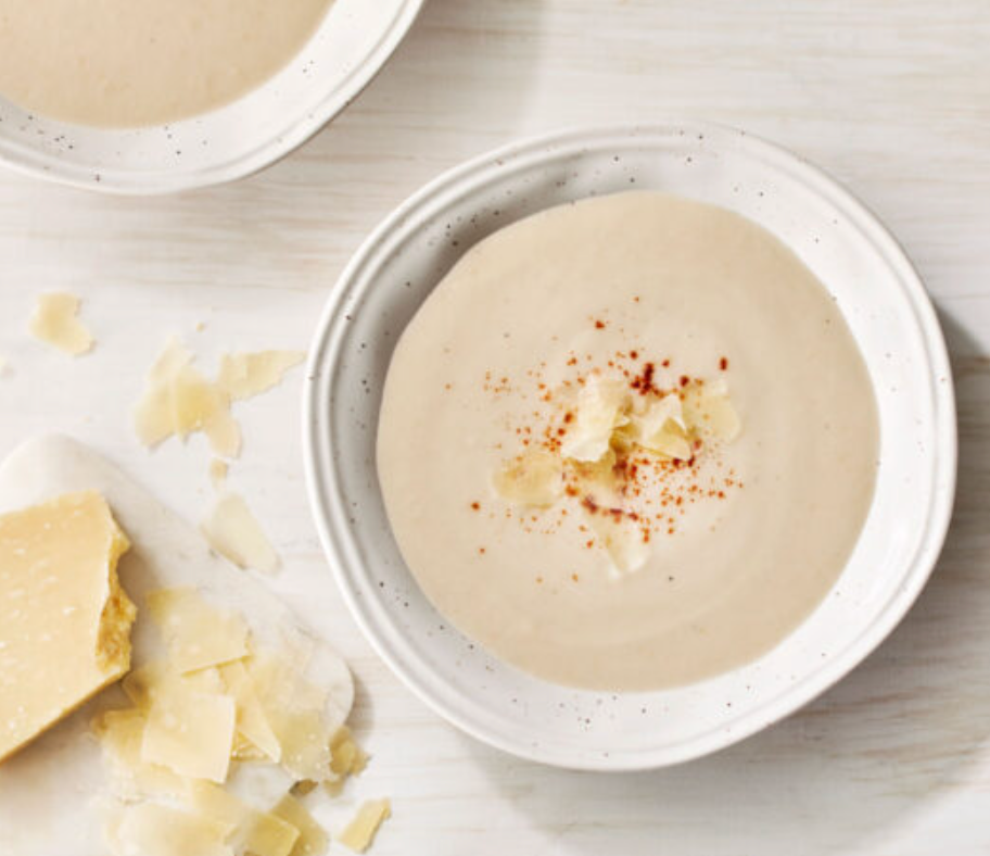 Maple-Sweetened Cauliflower and White Bean Soup